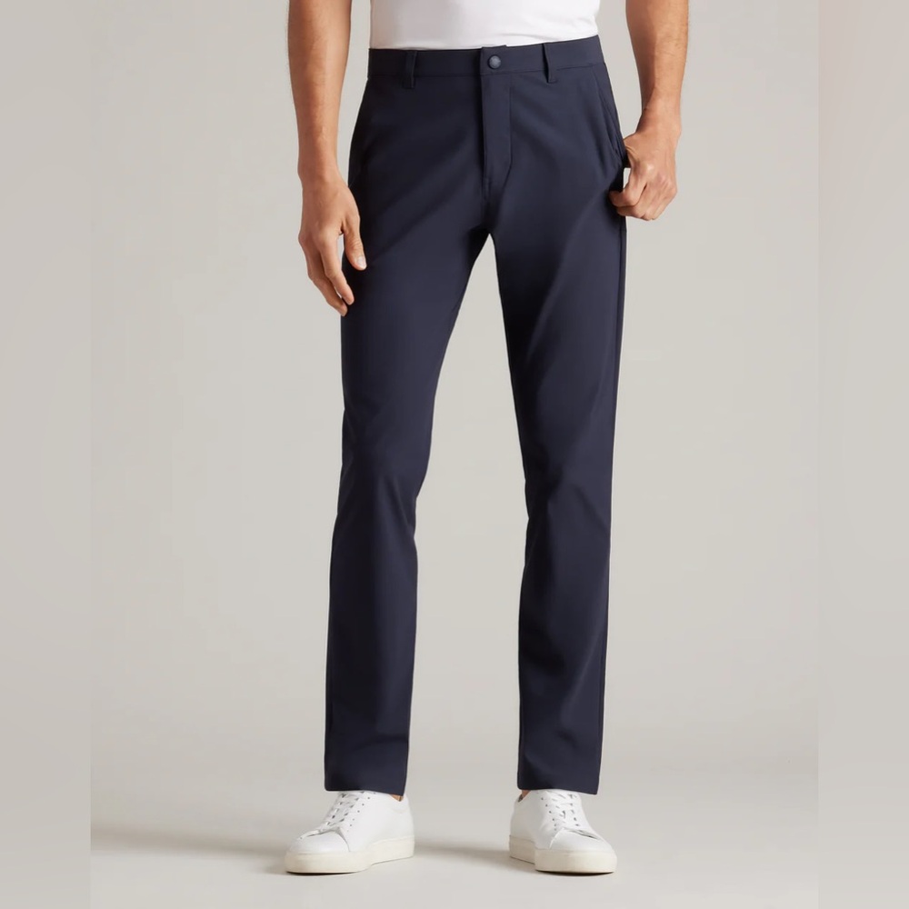 Rhone Commuter Pant slim true navy men’s size 34 inseam 32 style #100036